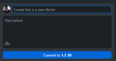 github desktop commit