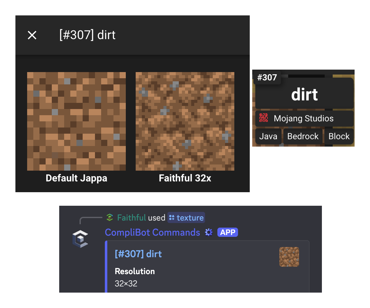 example of texture IDs in user-facing UI